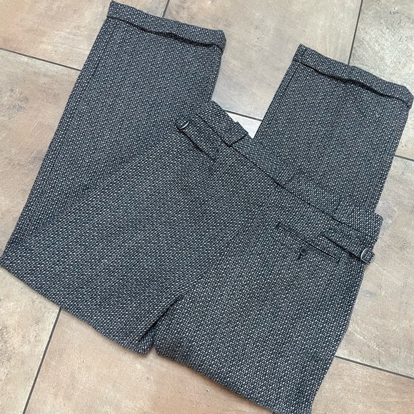 BANANA REPUBLIC Wylder Straight Tweed Pants High Rise SZ 10 NWT - Picture 5 of 5
